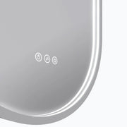 Euro Mirror - Käpsel LED Mirror 500W x 1000H - Aqualux Bathrooms