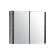Belbagno - Belbagno Alexandra MDF Shaving Cabinet 760mm - Silver Oak - Aqualux Bathrooms