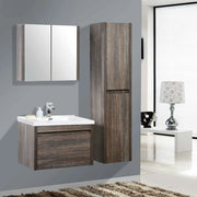 Belbagno - Belbagno Alexandra MDF Shaving Cabinet 760mm - Silver Oak - Aqualux Bathrooms
