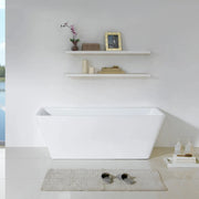 Avis Back To Wall Bathtub - Non Overflow - Aqualux Bathrooms- Poseidon