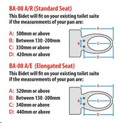 InteliCorp - Coway Bidet Seat - BA08AE/BA08AR DVA approved - Aqualux Bathrooms