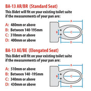 InteliCorp - Coway Bidet Seat - BA13AE/BA13AR DVA approved - Aqualux Bathrooms