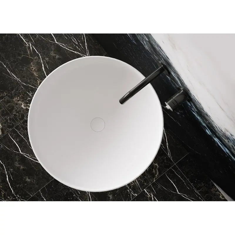 Belbagno - Belbagno Marcello Pedestal Basin 500mm - Matte White - Aqualux Bathrooms