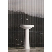 Belbagno - Belbagno Marcello Pedestal Basin 500mm - Matte White - Aqualux Bathrooms