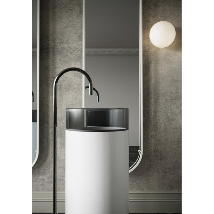 Belbagno Hilton Pedestal Basin 400mm - Black Mist