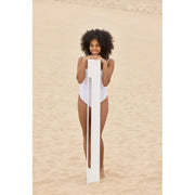 Belbagno - H Collection Wall Shelf 800mm - Matt White - Aqualux Bathrooms