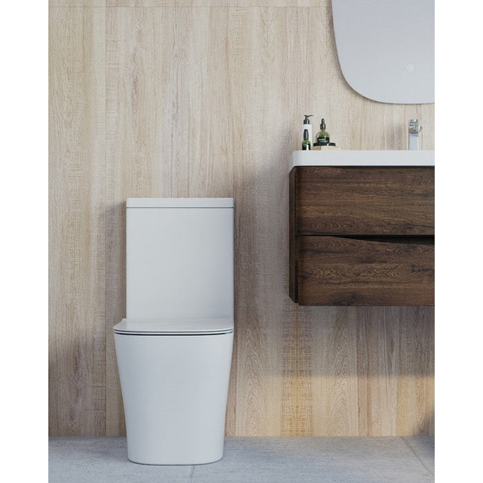 Belbagno Modena Rimless 2.0 Geberit Back To Wall Toilet Suite 680mm - Gloss White