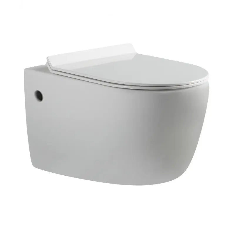 Belbagno - Belbagno Alexander-R Wall Hung Pan 540mm - Gloss White - Aqualux Bathrooms