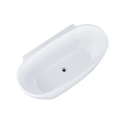 Belbagno - Belbagno Palermo Freestanding Bathtub 1650mm - Semi Gloss White - Aqualux Bathrooms