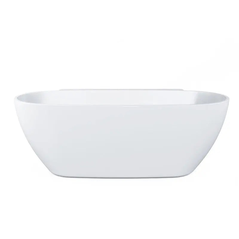Belbagno - Belbagno Palermo Freestanding Bathtub 1750mm - Semi Gloss White - Aqualux Bathrooms