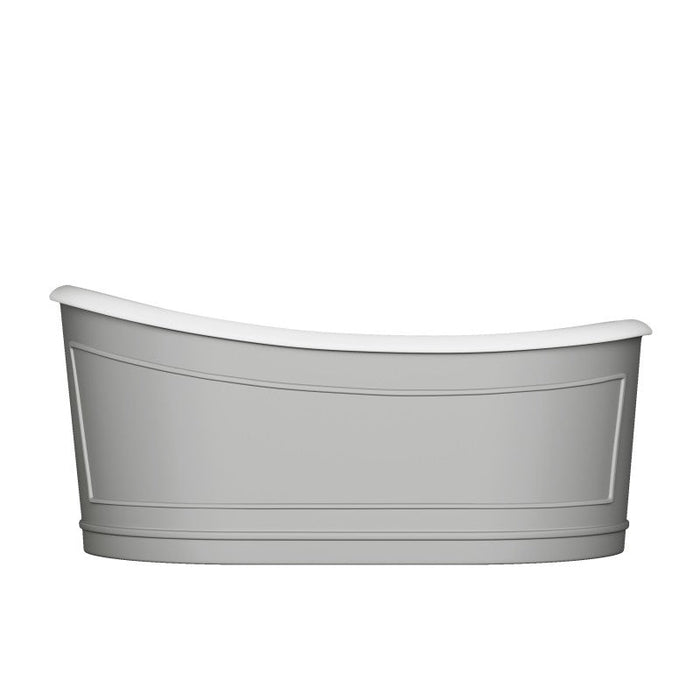 Belbagno Ritz Freestanding Bathtub 1670mm - Matt Grey