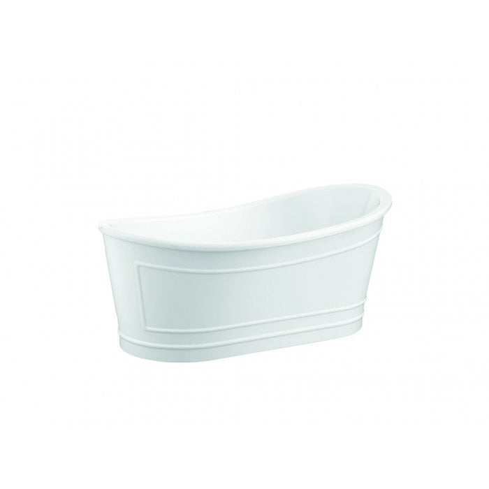 Belbagno Ritz Freestanding Bathtub 1670mm - Matte White