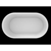 Belbagno - Belbagno Ritz Freestanding Bathtub 1670mm - Matte White - Aqualux Bathrooms