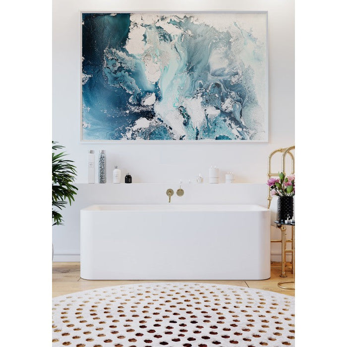 Belbagno Alto Freestanding Bathtub 1500mm - Semi Gloss White