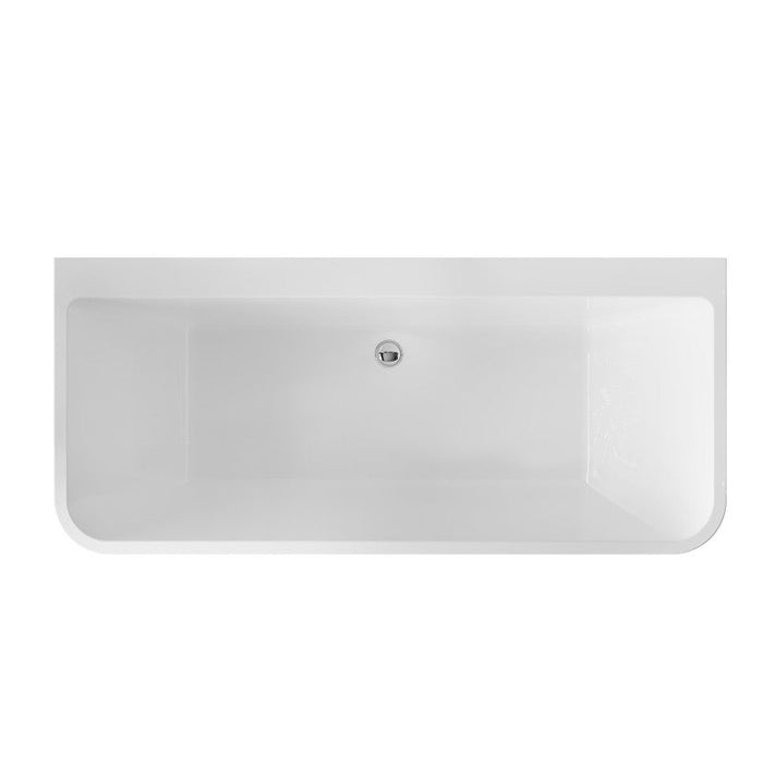 Belbagno Alto Freestanding Bathtub 1500mm - Semi Gloss White