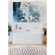 Belbagno - Belbagno Alto Freestanding Bathtub 1700mm - Semi Gloss White - Aqualux Bathrooms