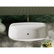 Belbagno - Belbagno Terriccio Freestanding Bathtub 1500mm - Matte White - Aqualux Bathrooms