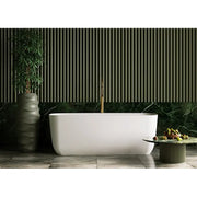Belbagno - Belbagno Terriccio Freestanding Bathtub 1500mm - Matte White - Aqualux Bathrooms