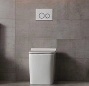 Belbagno - Belbagno Ardente-R Series Wall Faced Pan 555mm - Gloss White - Aqualux Bathrooms
