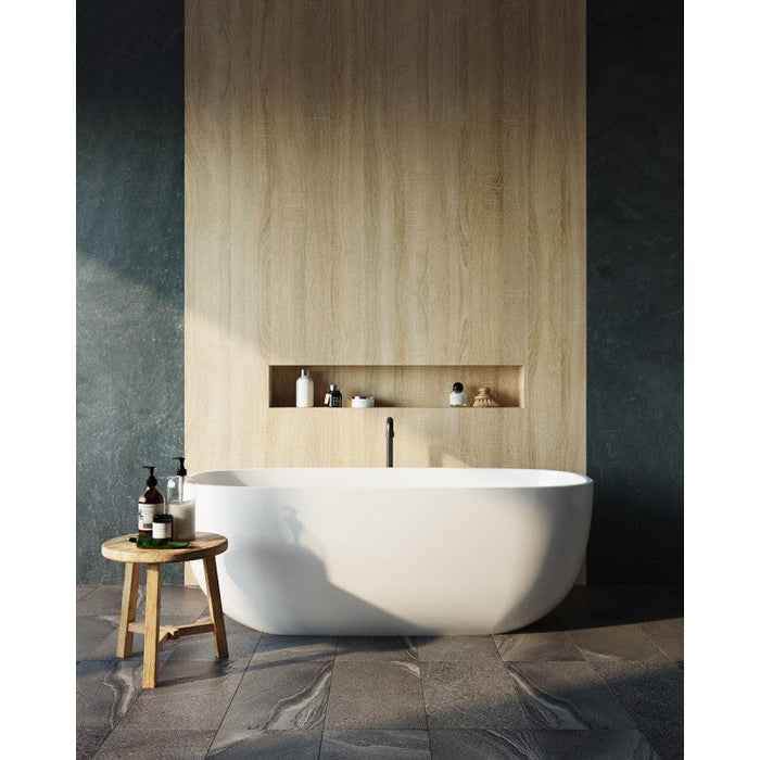 Belbagno Ally Freestanding Bathtub 1500mm - Semi Gloss White