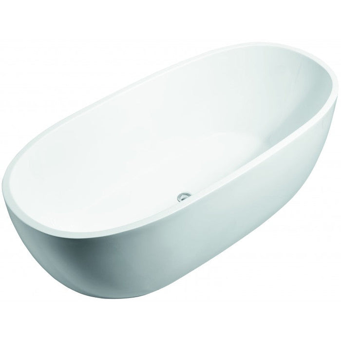 Belbagno Ally Freestanding Bathtub 1500mm - Semi Gloss White