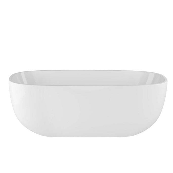 Belbagno Ally Freestanding Bathtub 1700mm - Semi Gloss White