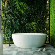 Belbagno - Belbagno Ally Freestanding Bathtub 1700mm - Semi Gloss White - Aqualux Bathrooms