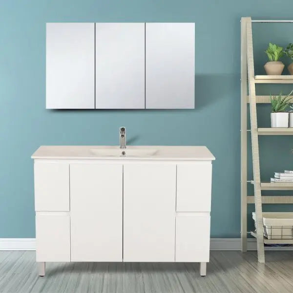Mercio BIANCA Freestanding Vanity 1200mm (Gloss White) Mercio