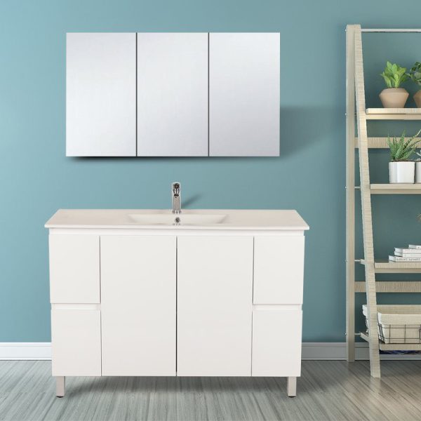 BIANCA Freestanding Vanity 1200mm (Gloss White)