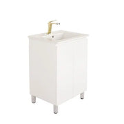 Mercio - BIANCA Freestanding Vanity 600mm (Gloss White) - Aqualux Bathrooms