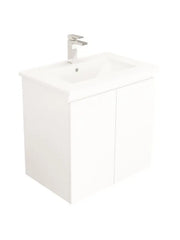 Mercio - BIANCA Wall Hung Vanity 60mm (Gloss White) - Aqualux Bathrooms