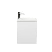 Mercio - BIANCA Slim Wall Hung Vanity 400mm (Gloss White) - Aqualux Bathrooms