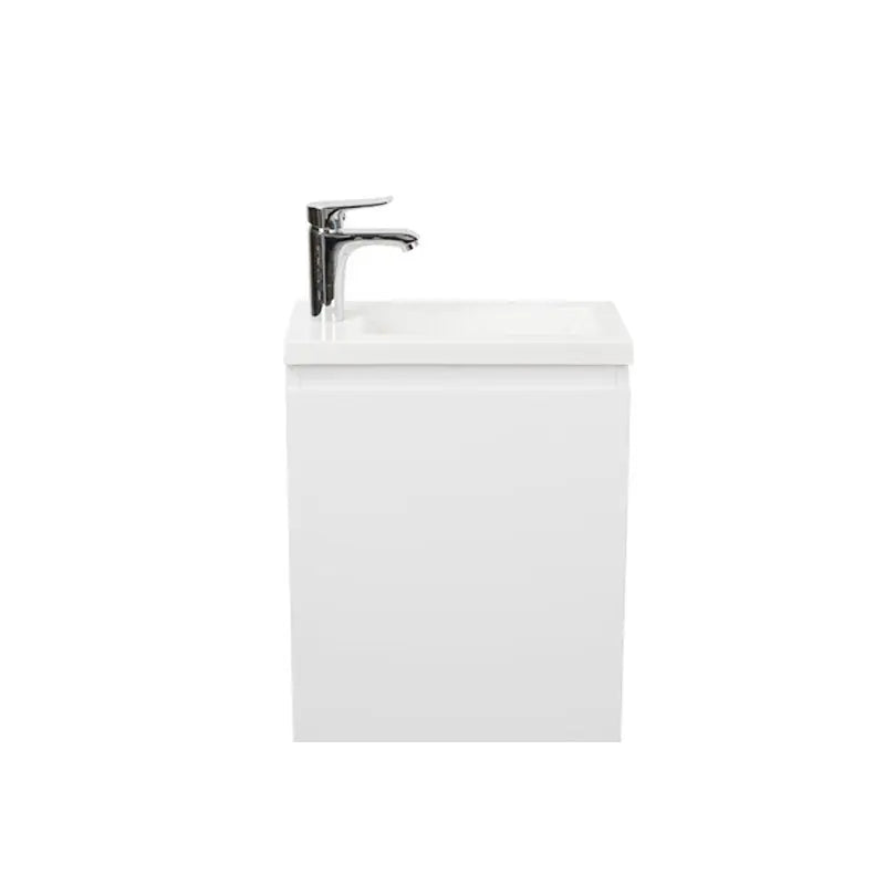 Mercio - BIANCA Slim Wall Hung Vanity 400mm (Gloss White) - Aqualux Bathrooms