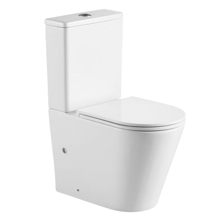 Mercio Berlin Rimless Back To Wall Toilet Suite