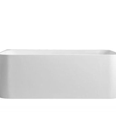 Bullion 1500mm Back To Wall Gloss White Bathtub