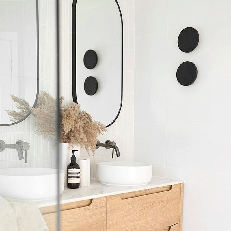 Otti Byron Natural Oak 1200mm Double Bowl Floor Standing Vanity