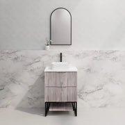 ABS Riva - Riva Bali Freestanding Vanity 600mm - White Oak - Aqualux Bathrooms