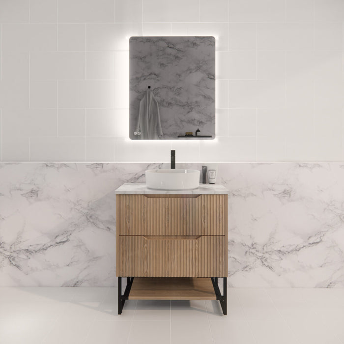 Riva Bali Freestanding Vanity 750mm - American Oak