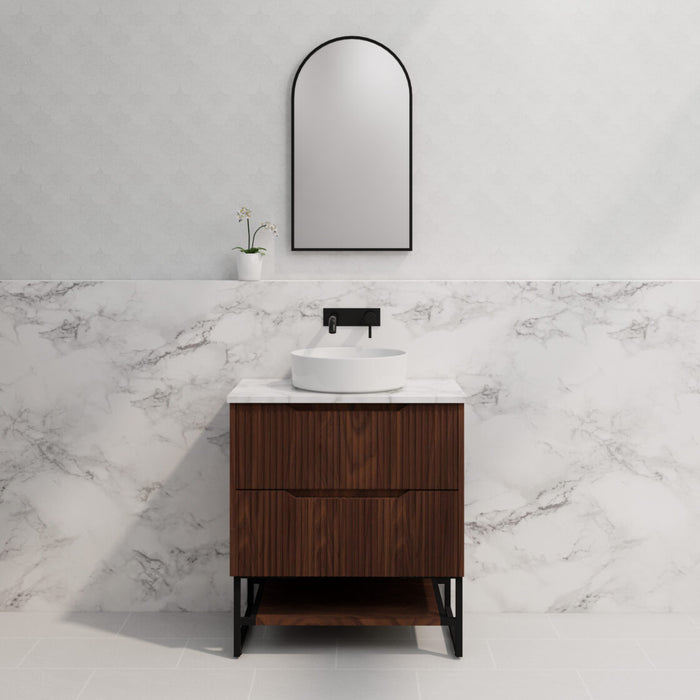 Riva Bali Freestanding Vanity 750mm - Brown Oak