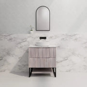 ABS Riva - Riva Bali Freestanding Vanity 750mm - Matt White - Aqualux Bathrooms