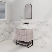ABS Riva - Riva Bali Freestanding Vanity 750mm - White Oak - Aqualux Bathrooms