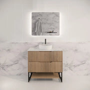ABS Riva - Riva Bali Freestanding Vanity 900mm - American Oak - Aqualux Bathrooms