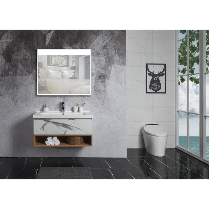 Belbagno Zero Callacatta 1000mm Wall Hung Vanity