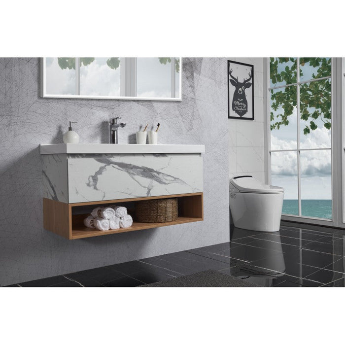 Belbagno Zero Callacatta 1000mm Wall Hung Vanity