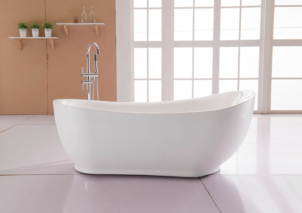 Riva Bella Freestanding Bathtub 1500mm - Gloss White