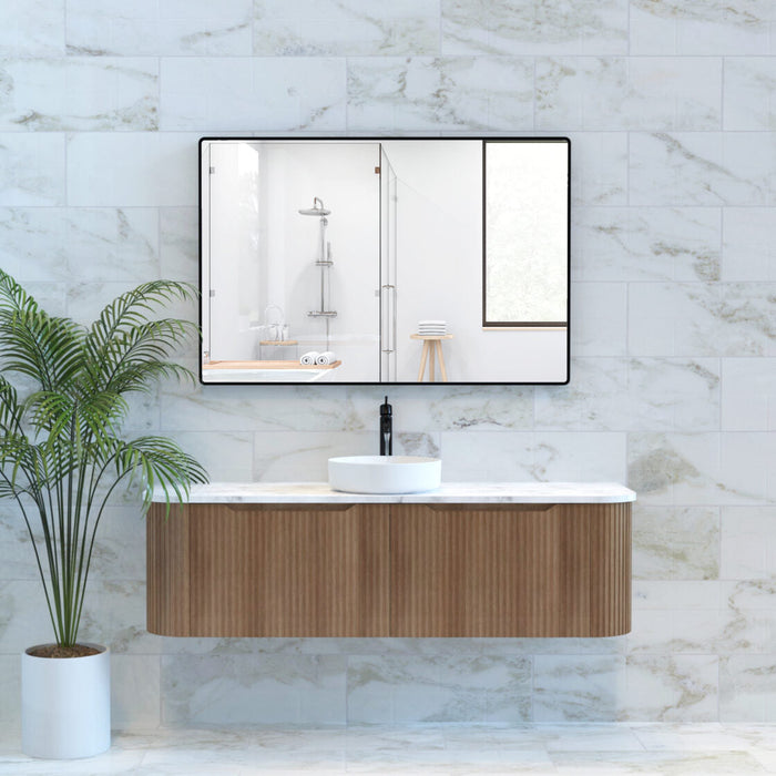 Riva Bergen Wall Hung Single Bowl Vanity 1500mm - Solid Timber