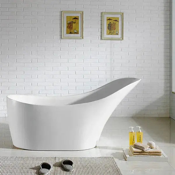 POS Bevel Freestanding Bathtub - Non Overflow - Aqualux Bathrooms- Poseidon