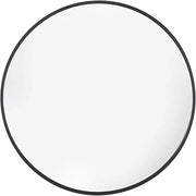 Round Black Frame Mirror 600mm - Aqualux Bathrooms- Mercio