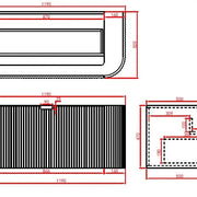 Avalon Wall Hung Vanity 1200 (Matte Black) - Aqualux Bathrooms- Poseidon