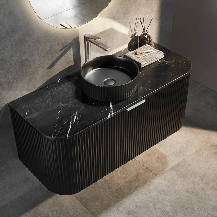 Avalon Wall Hung Vanity 1200 (Matte Black)